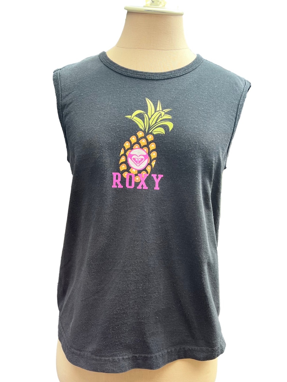 Vintage 90s Roxy Quicksilver Muscle Tee Size Medium